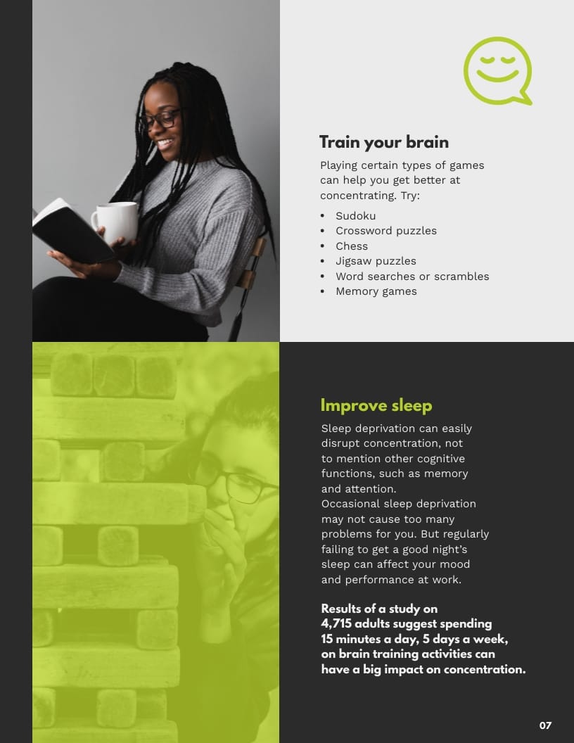 Health Magazine Template - Slide 8 Health Magazine Template - Slide 8