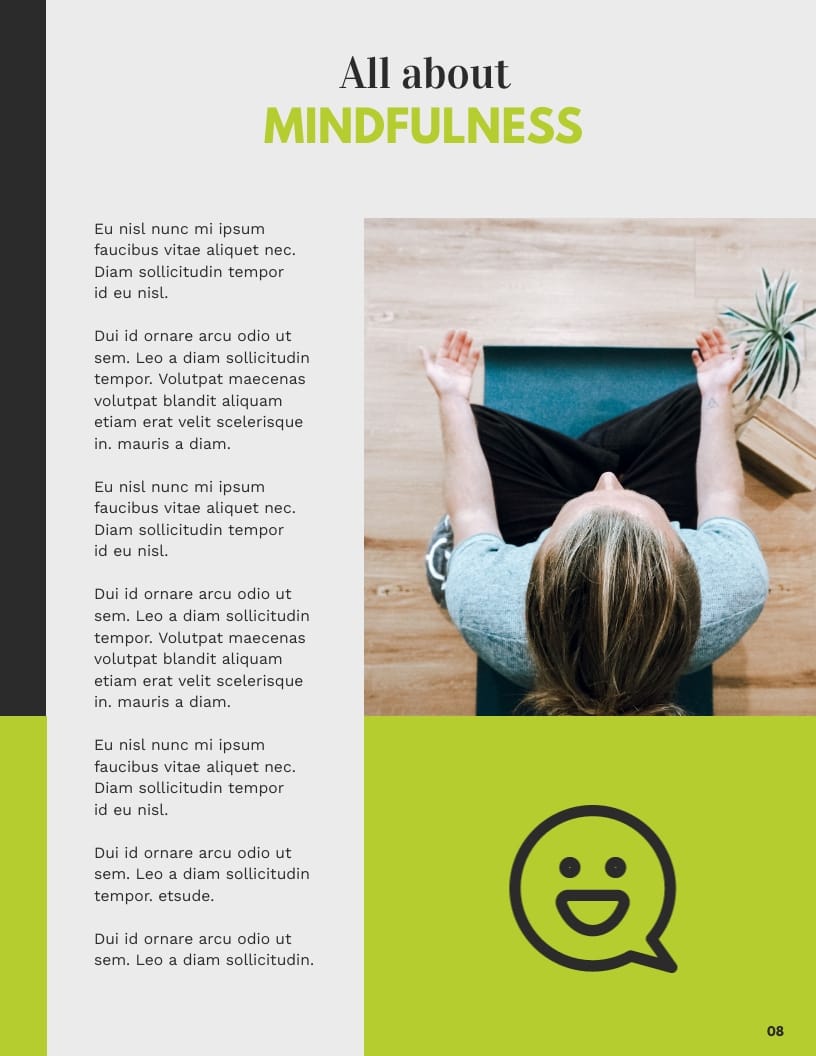 Health Magazine Template - Slide 9 Health Magazine Template - Slide 9