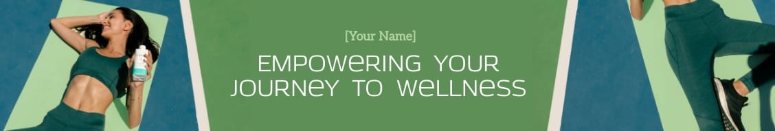 Health and Wellness Coach LinkedIn Header Template
