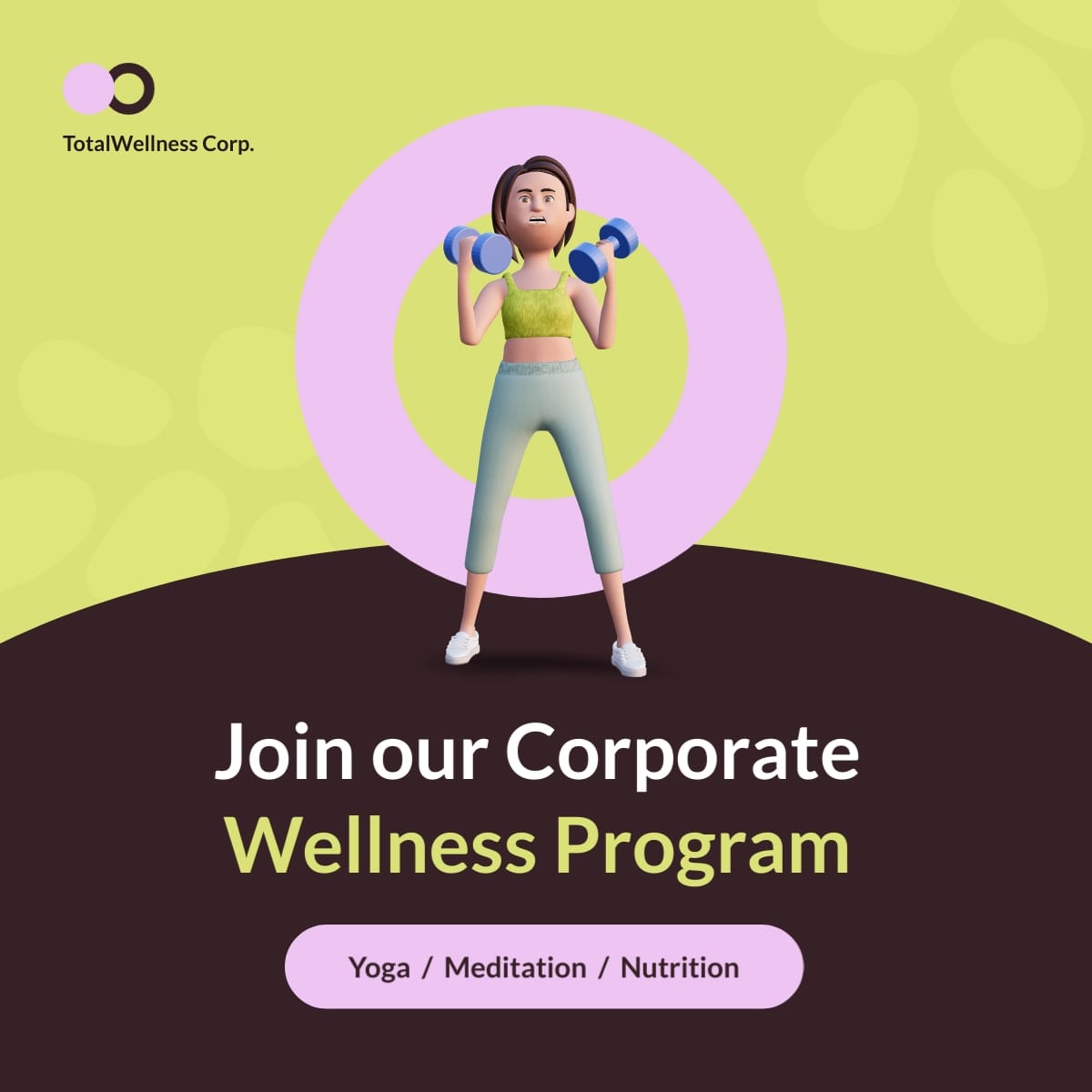 Health and Wellness Linkedin Post Template