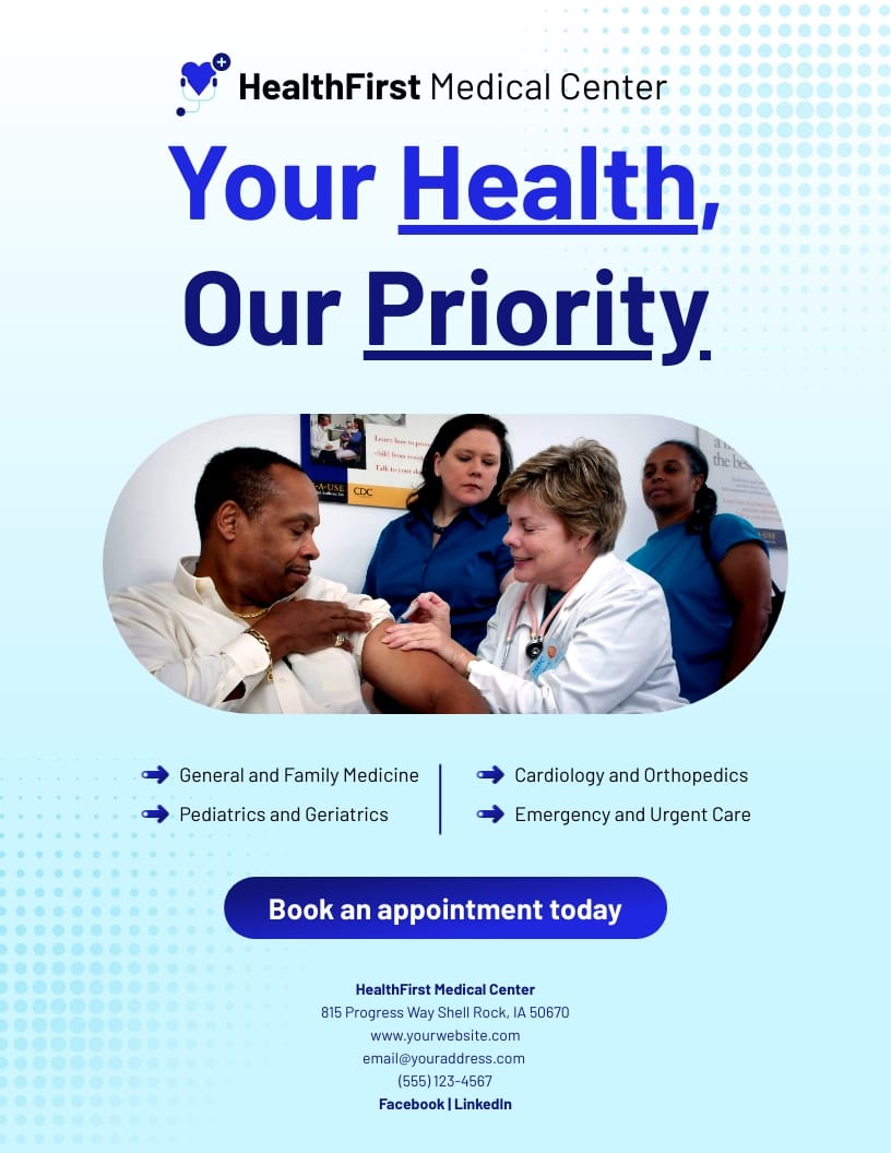Healthcare Business Flyer Template