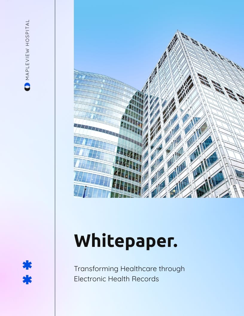 Healthcare Quality Improvement Whitepaper Template
