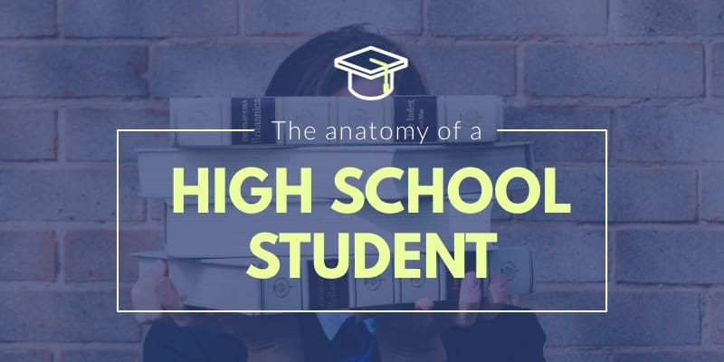 High School Student Blog Graphic Header Template
