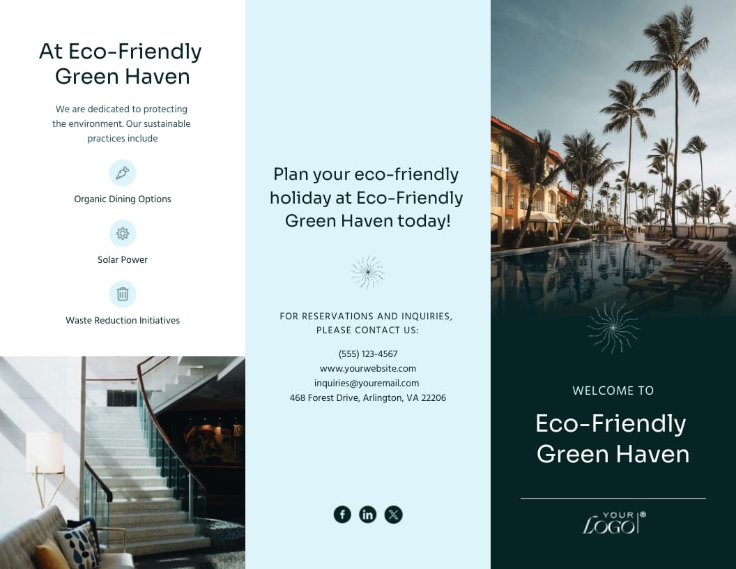 Holiday Resort Brochure Template