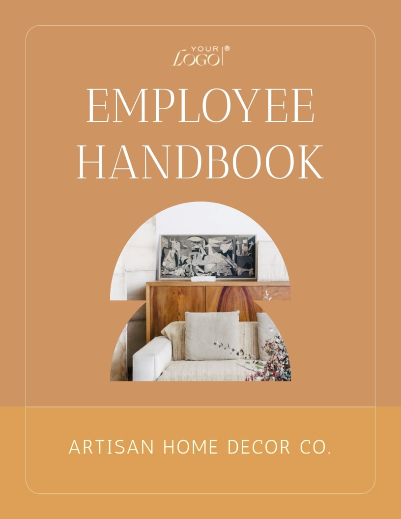 Home Decor Employee Handbook Template