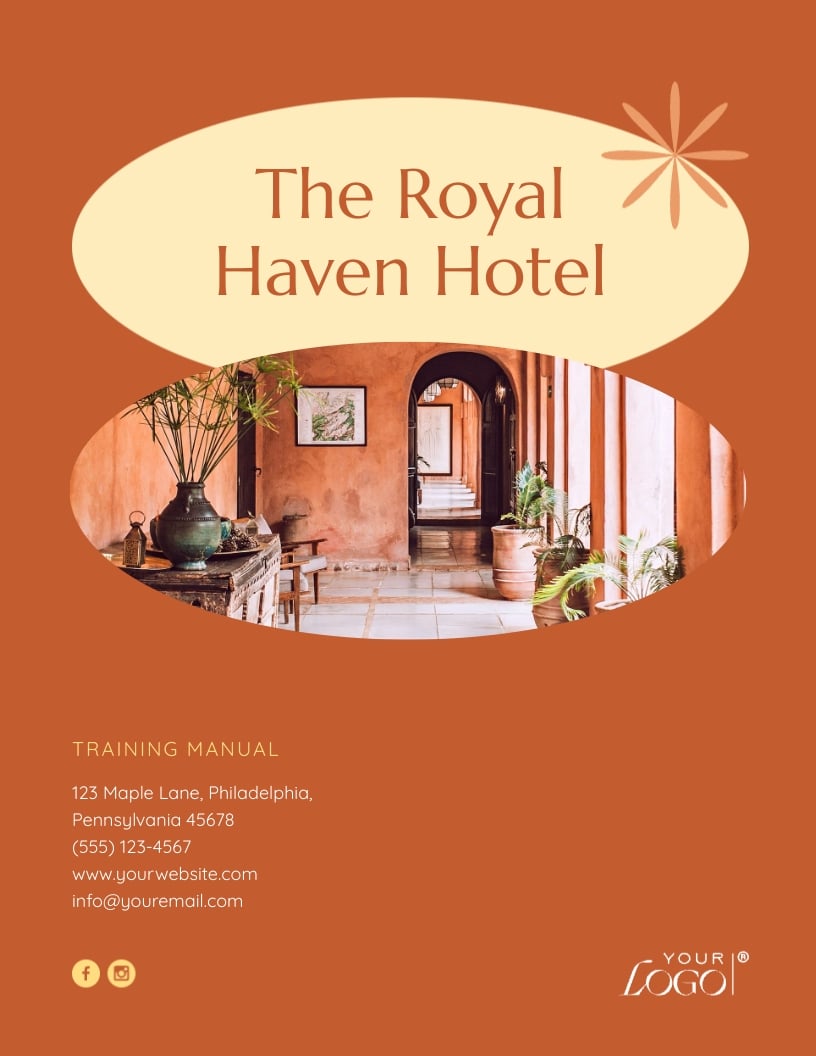 Hospitality Training Manual Template