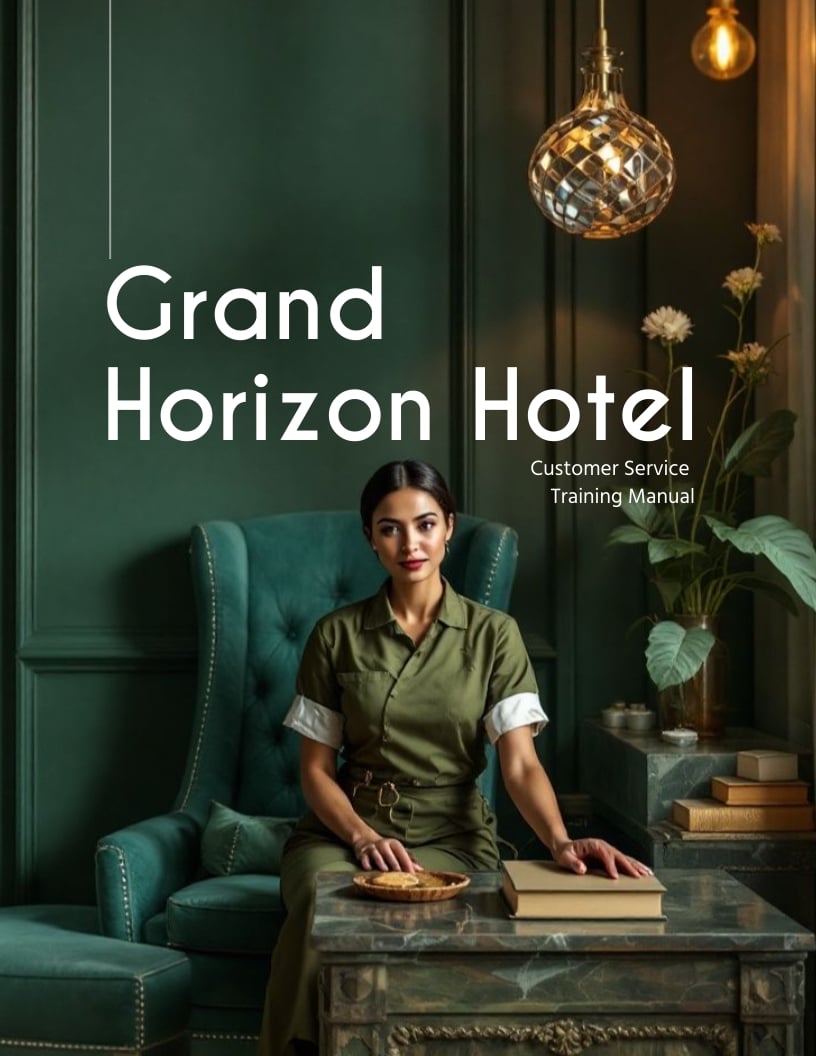 Hotel Customer Service Training Manual Template