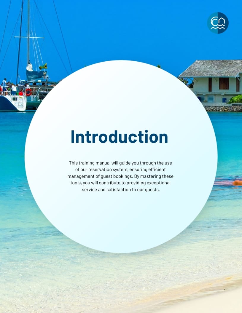 Hotel Employee Training Manual Template | Visme