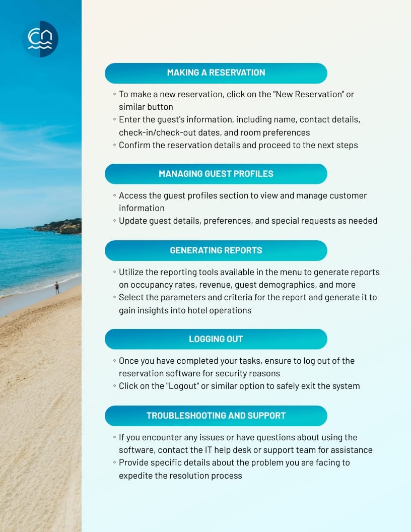 Hotel Front Office Training Manual Pdf
