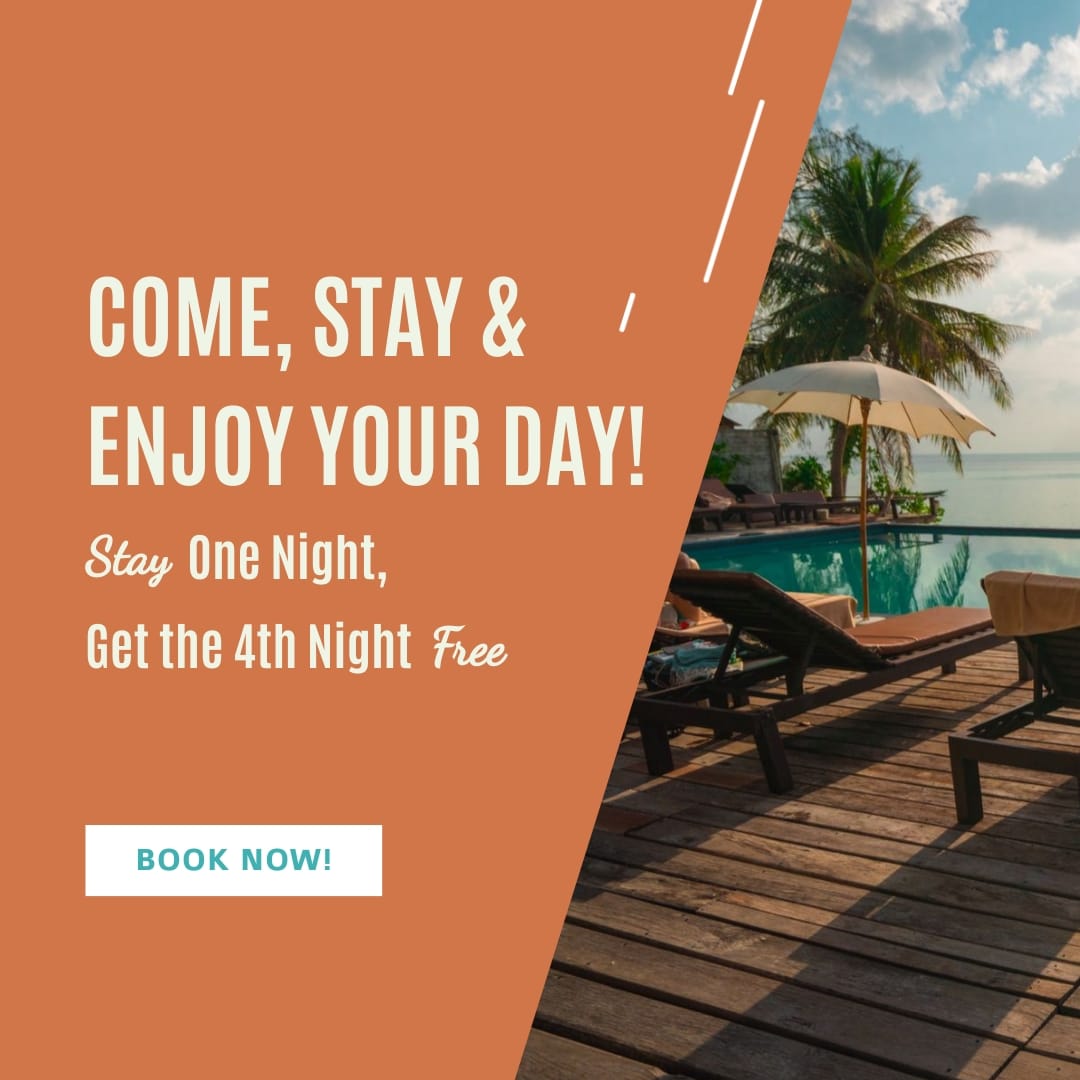 Hotel Stays Bite-Sized Ad Square Template