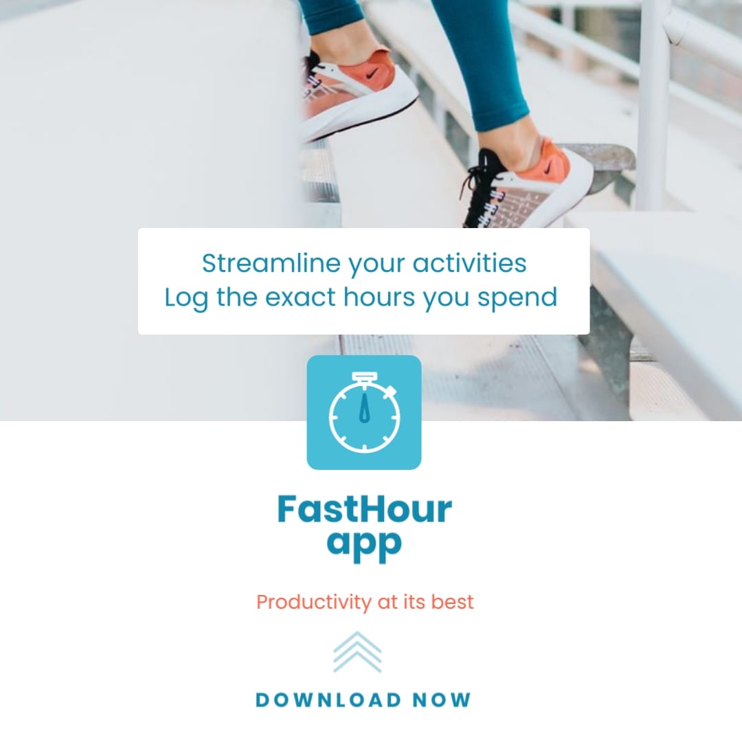 Hour Tracking App Instagram Video Ad Square Template