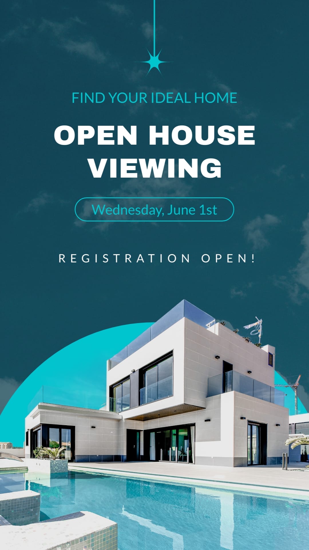 House Viewing Invitation Facebook Story Template