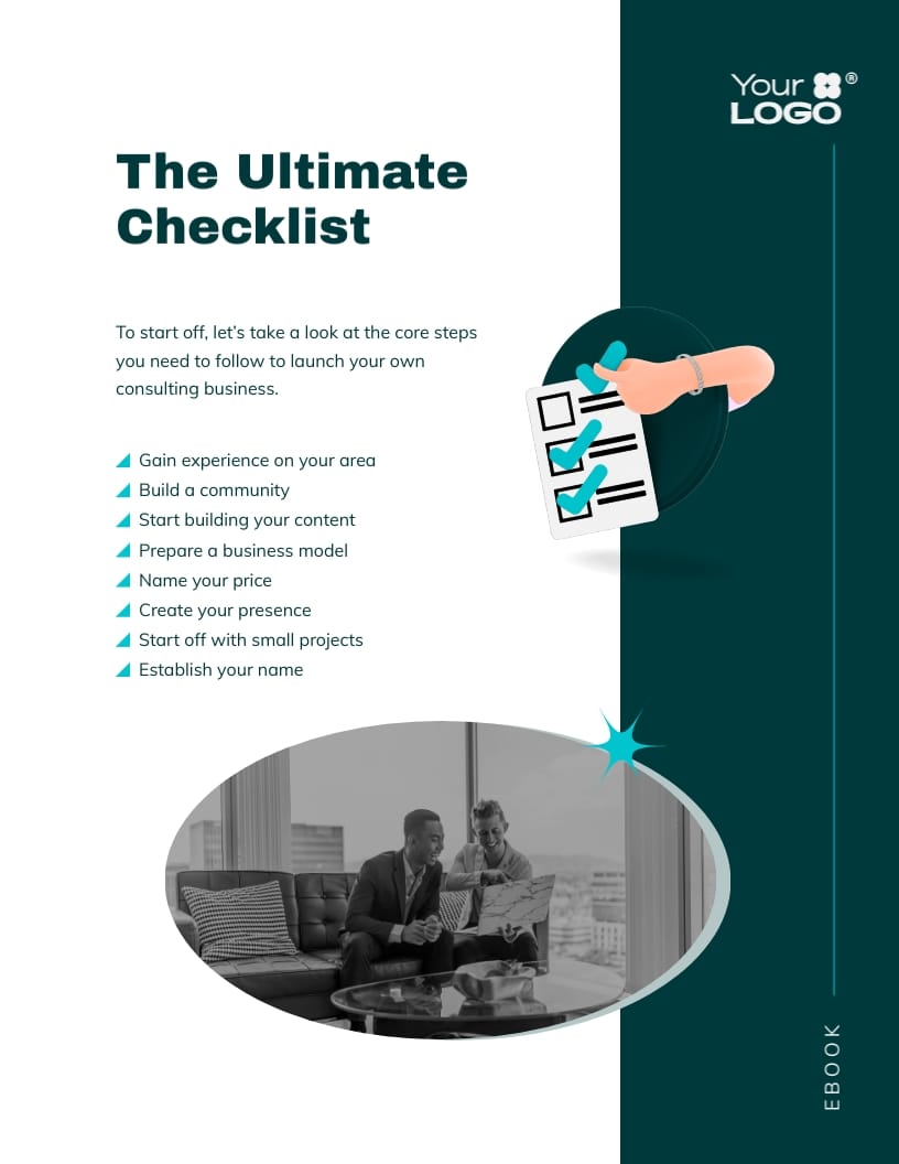 How to Start Your Own Consulting Business Ebook Modern Template | Visme