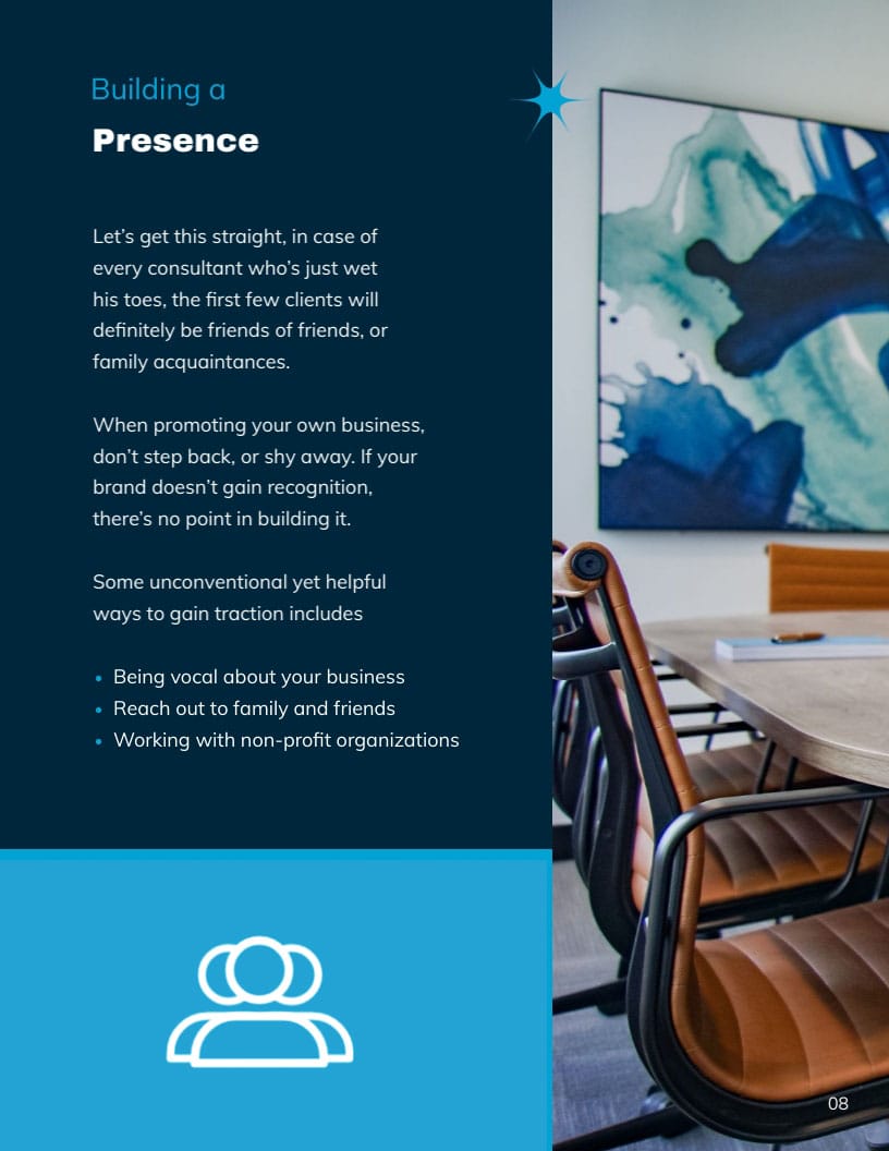 How to Start Your Own Consulting Business Ebook Template Visme