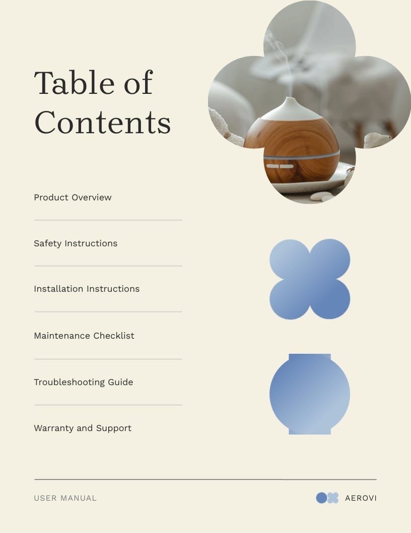 Humidifier Instruction Manual Template - Slide 2 Humidifier Instruction Manual Template - Slide 2