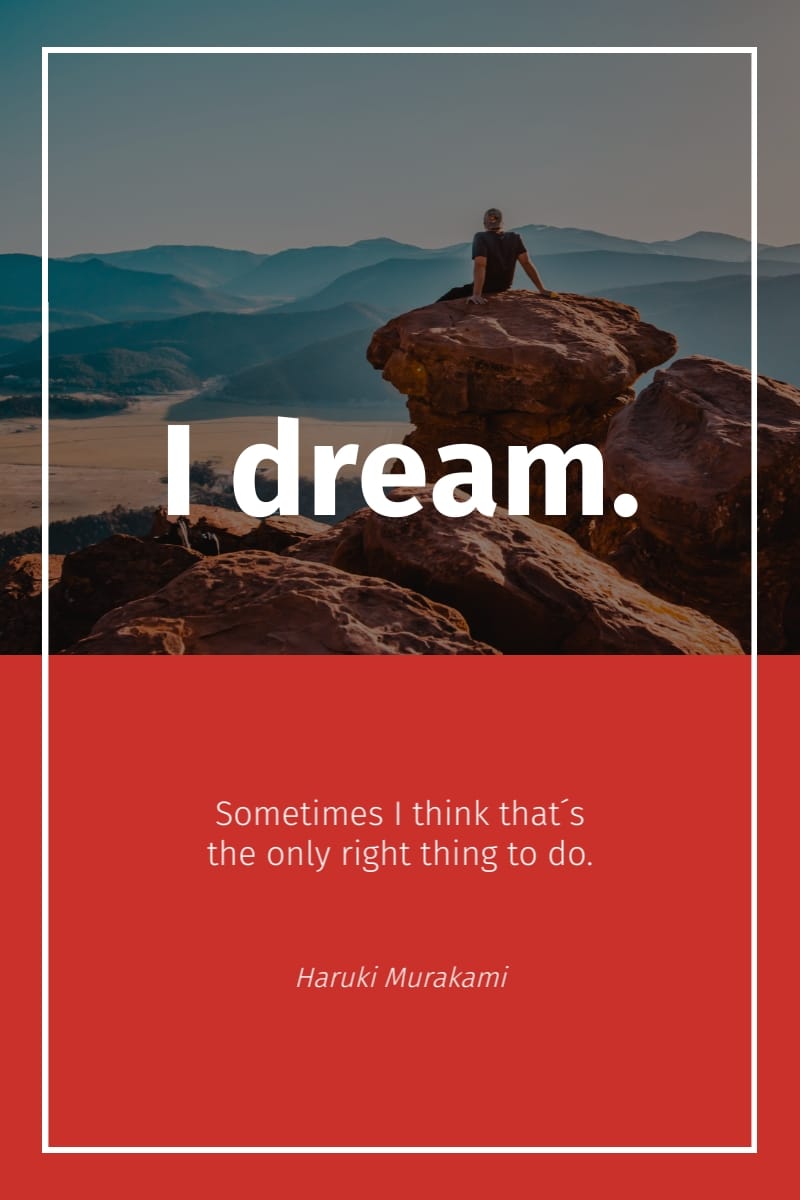 I Dream Blog Graphic Large Template