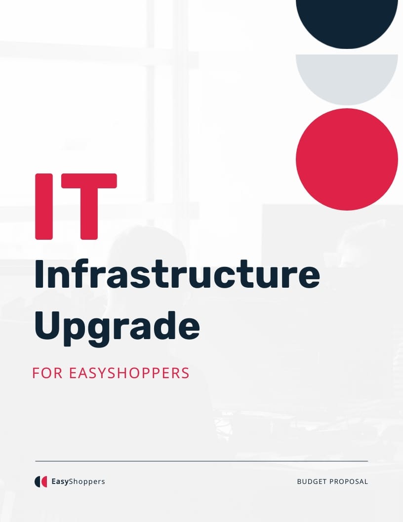 IT Budget Proposal Template