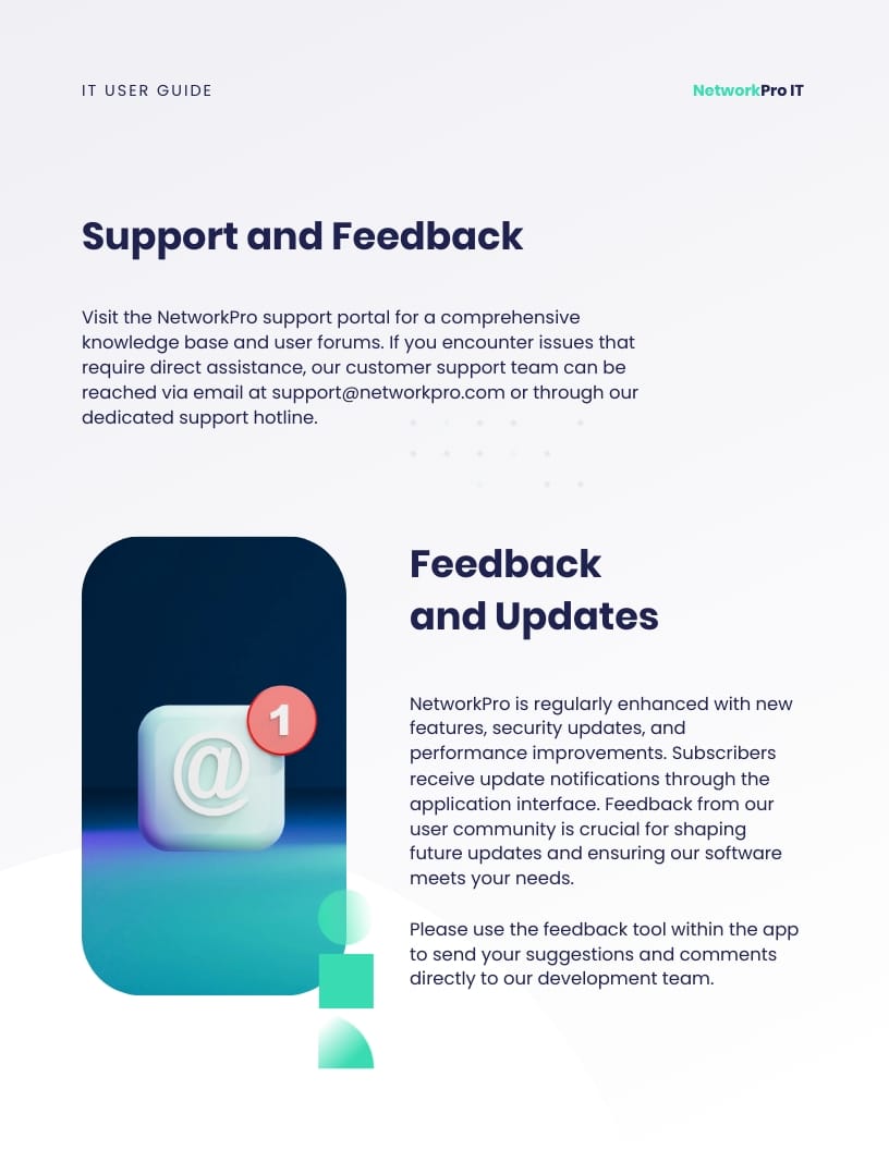IT User Guide Template | Visme