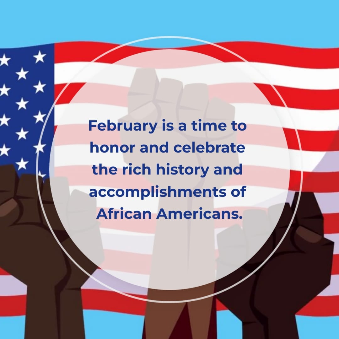 Illustrated African American History Greeting Card Square Template