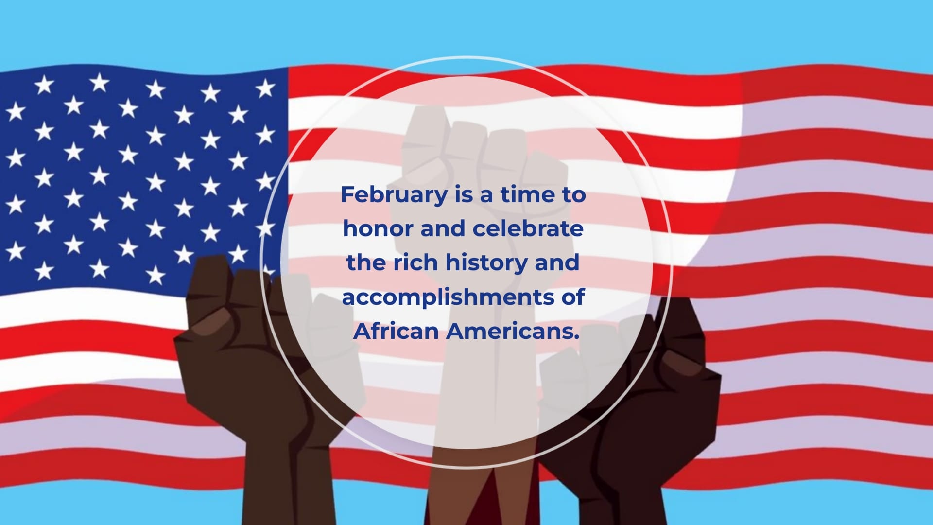 Illustrated African American History Greeting Card Template