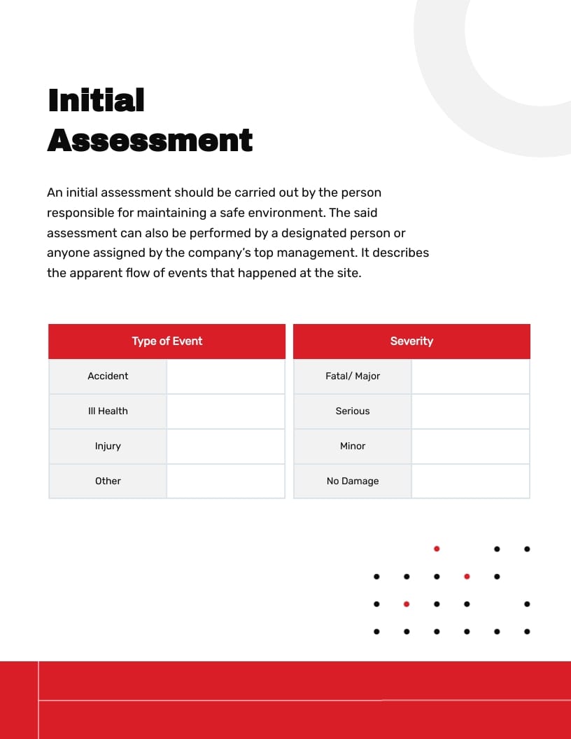 Incident Examination Workbook Template - Slide 6 Incident Examination Workbook Template - Slide 6