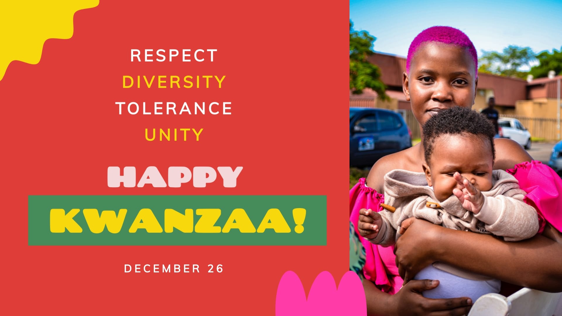 Inclusive Kwanzaa Greeting Card Template