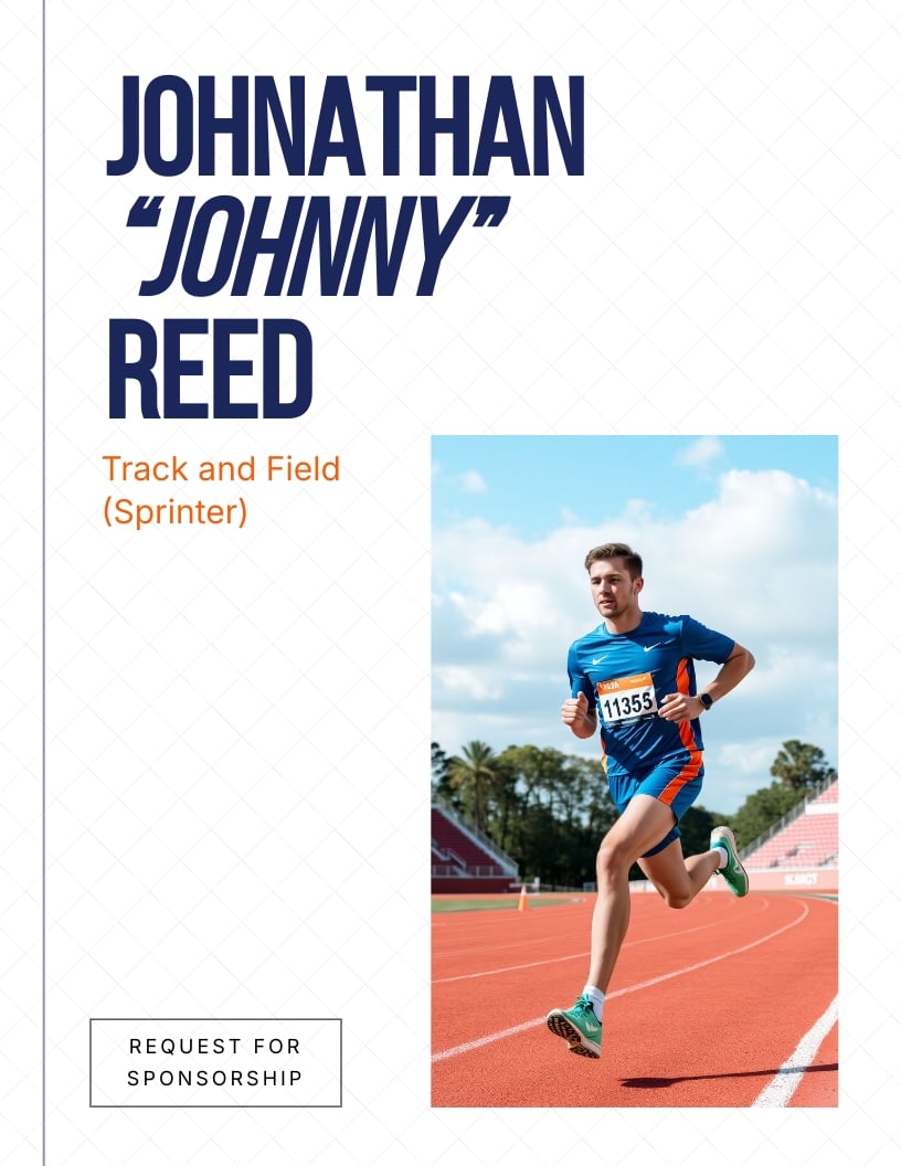 Individual Athlete Sponsorship Proposal Template