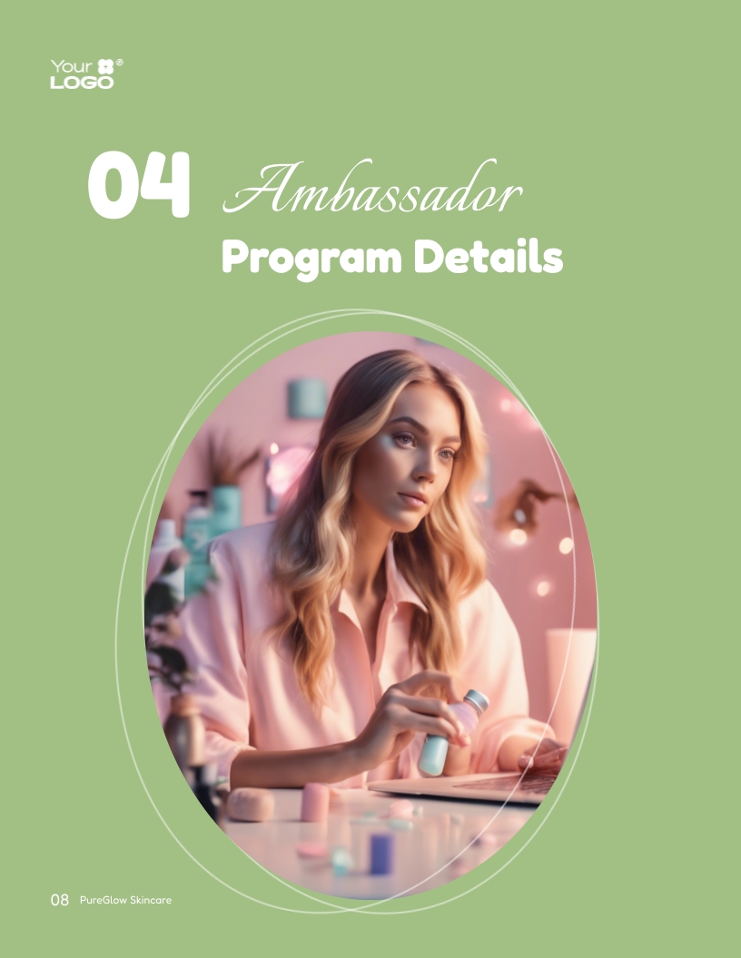 Influencer Brand Ambassador Proposal Template - Slide 8 Influencer Brand Ambassador Proposal Template - Slide 8