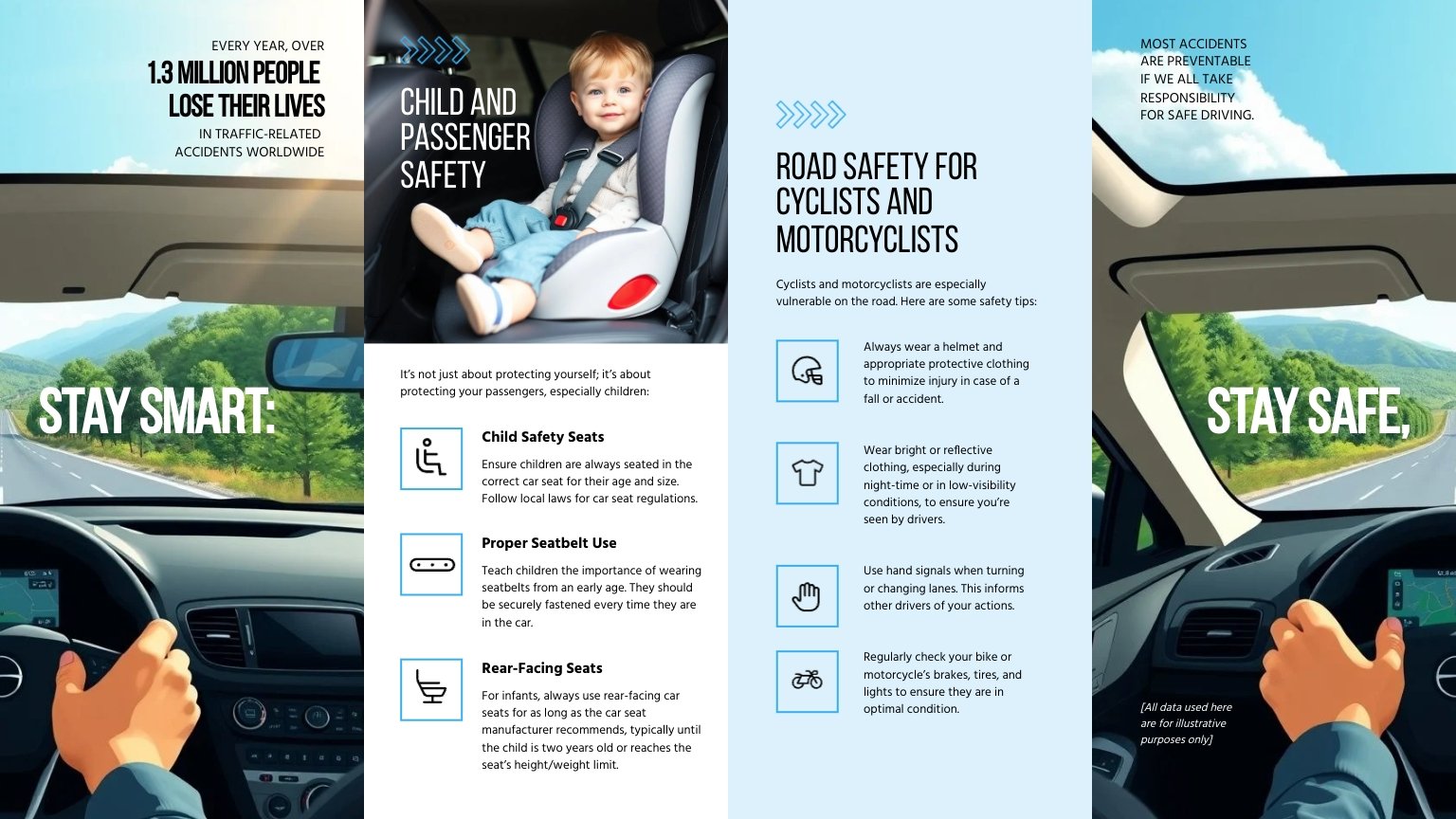 Informational Double Gate Fold Brochure Template