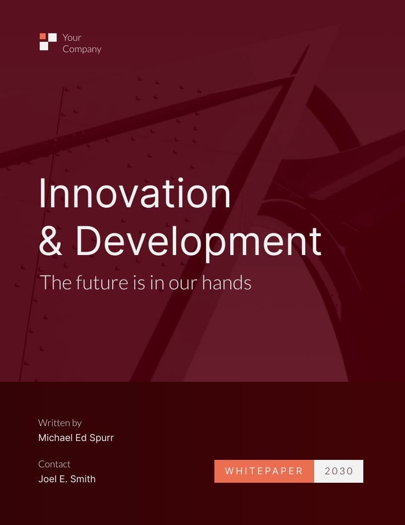 Innovation White Paper Template