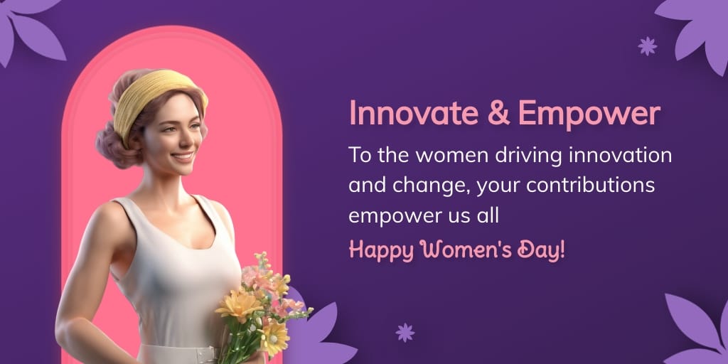 Innovation and Empowerment on Women's Day X Post Template