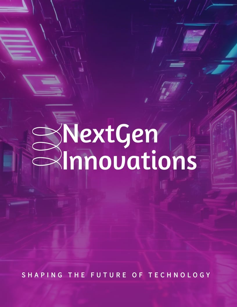Innovative Tech Startup Press Kit Template