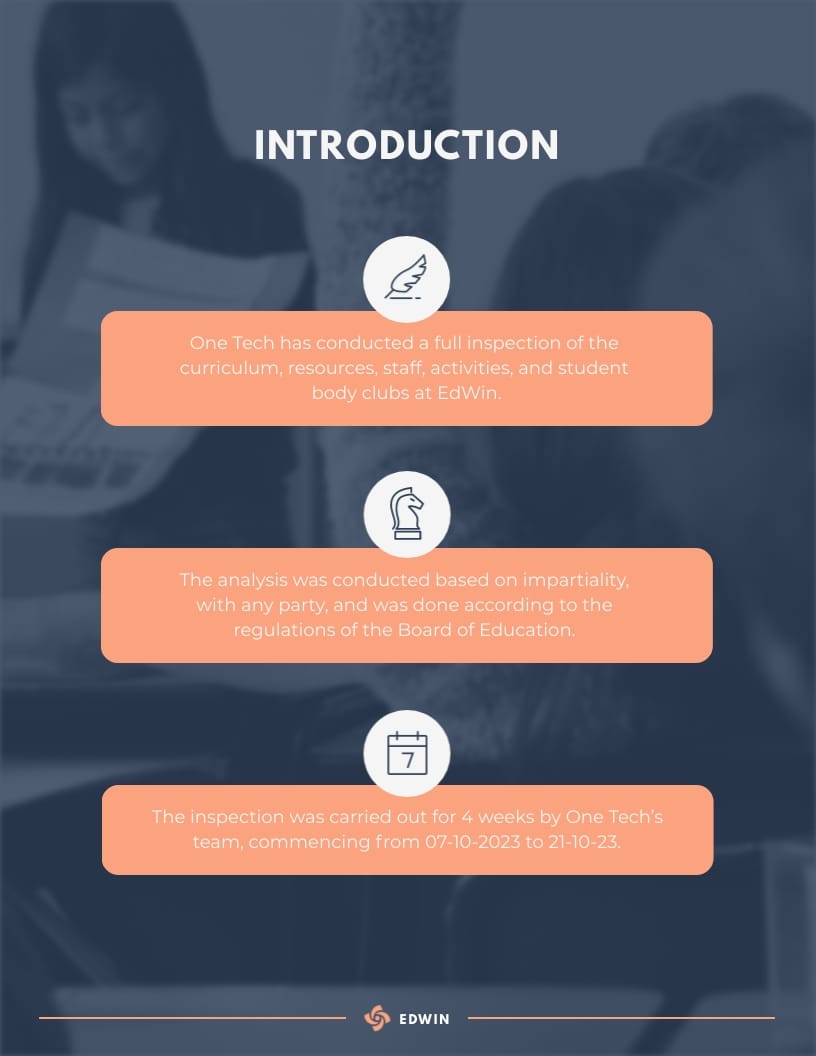 Inspection Report Template - Slide 3 Inspection Report Template - Slide 3