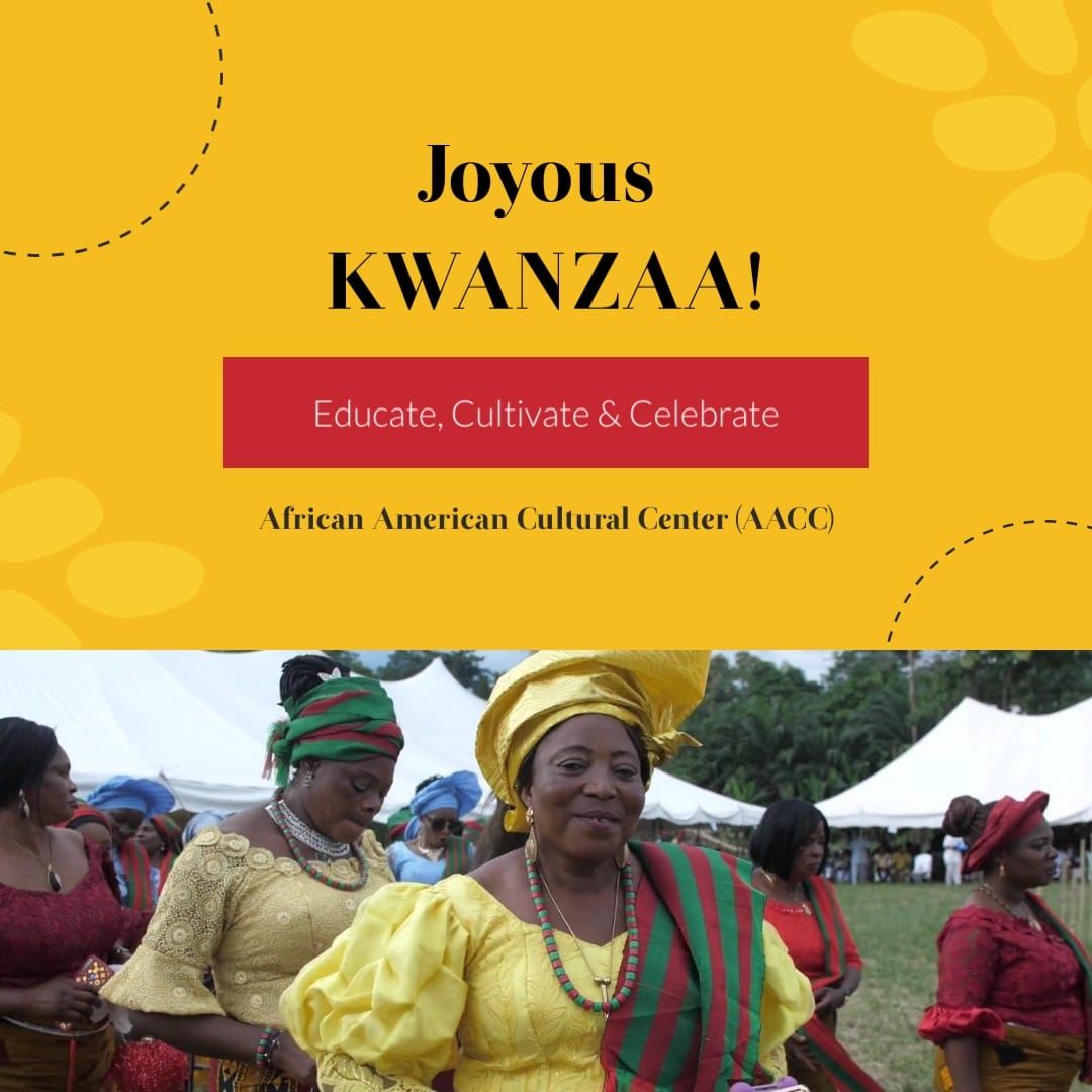 Inspirational Kwanzaa Greeting Card Square Template