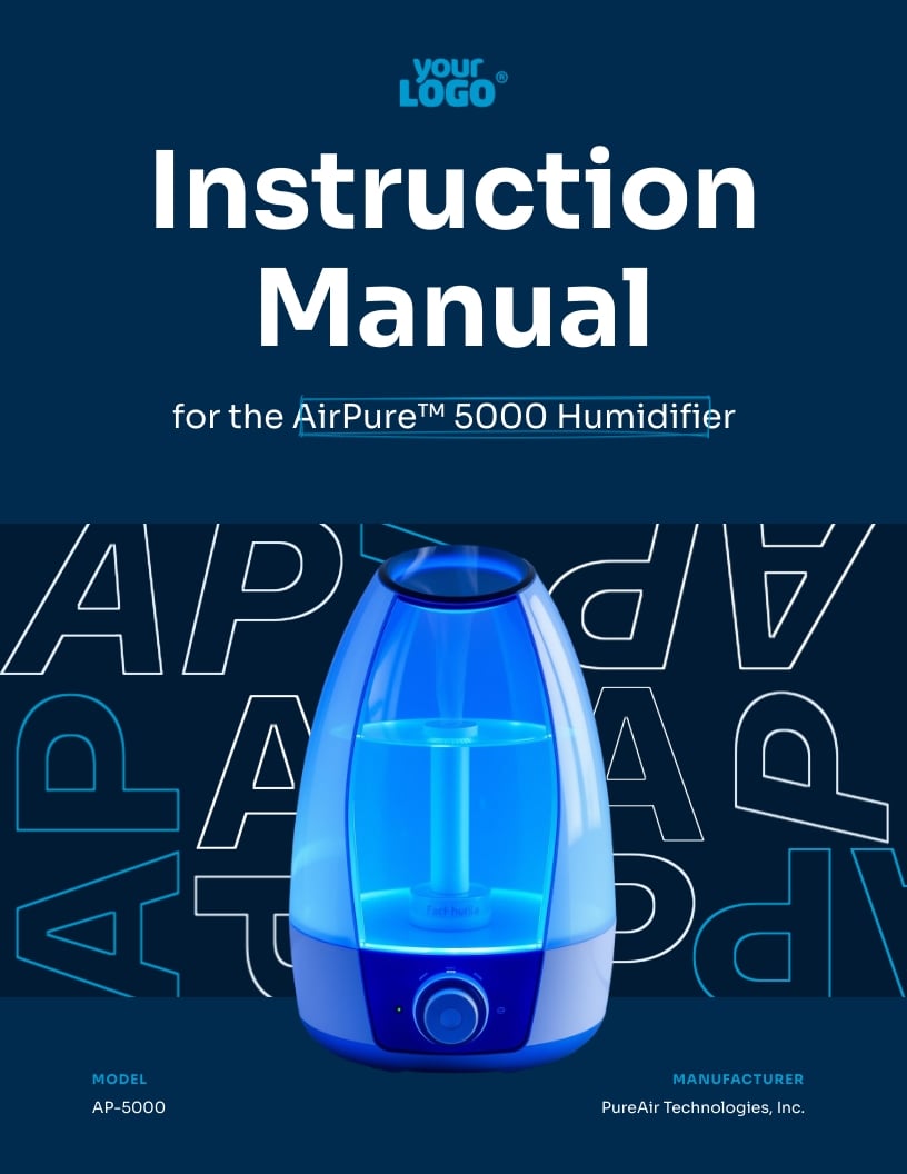 Instruction Manual Design Template