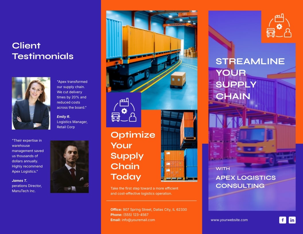 Interactive Sales Brochure Template