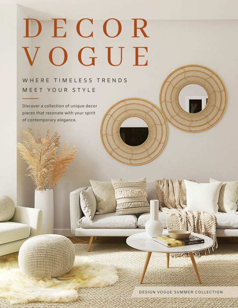 Interior Decor Booklet Template