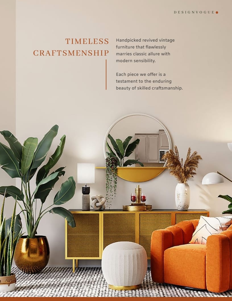 Interior Decor Booklet Template - Slide 3 Interior Decor Booklet Template - Slide 3