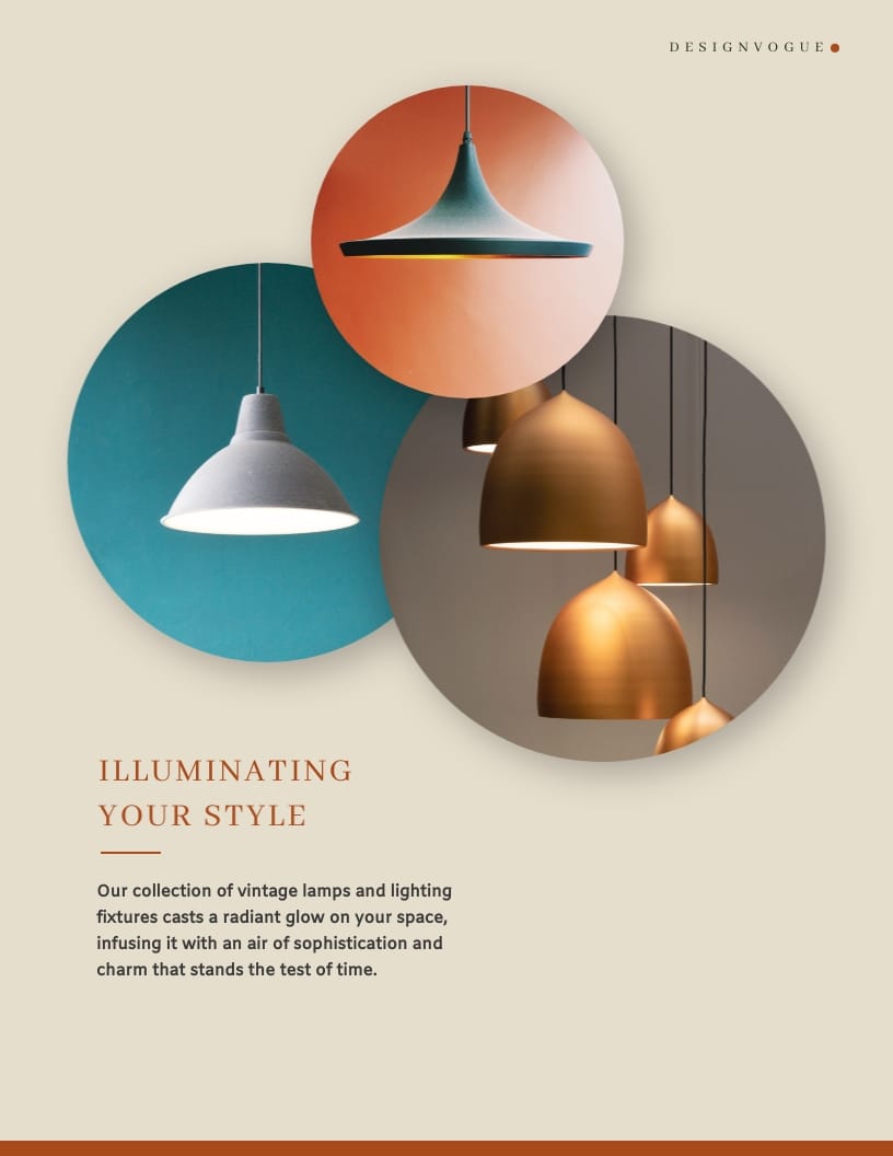 Interior Decor Booklet Template - Slide 4 Interior Decor Booklet Template - Slide 4