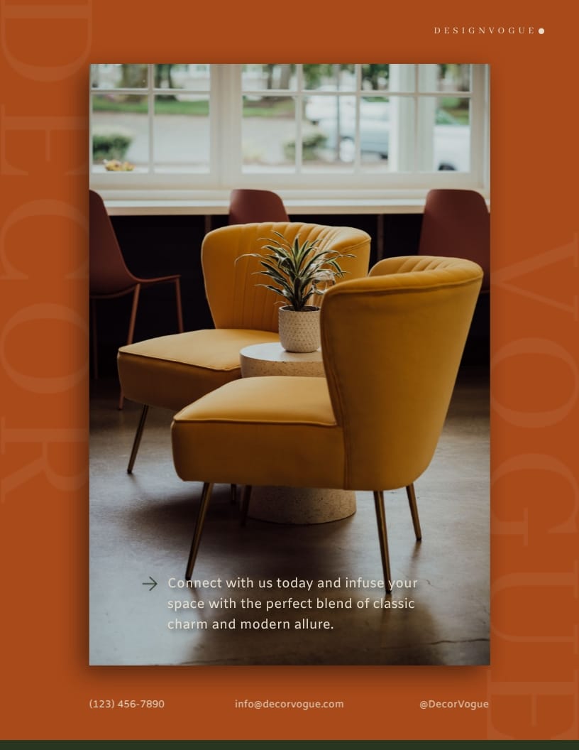 Interior Decor Booklet Template - Slide 8 Interior Decor Booklet Template - Slide 8