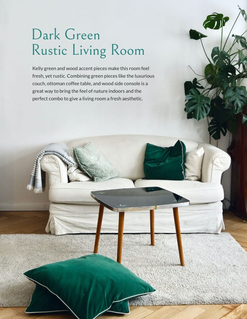 Interior Design Catalog Template - Slide 5 Interior Design Catalog Template - Slide 5