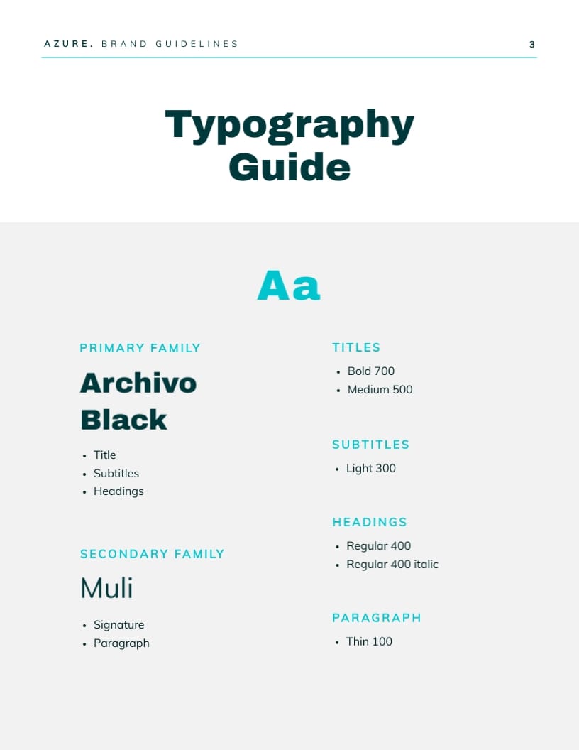 Interior Design Company Brand Guidelines Template - Slide 6 Interior Design Company Brand Guidelines Template - Slide 6
