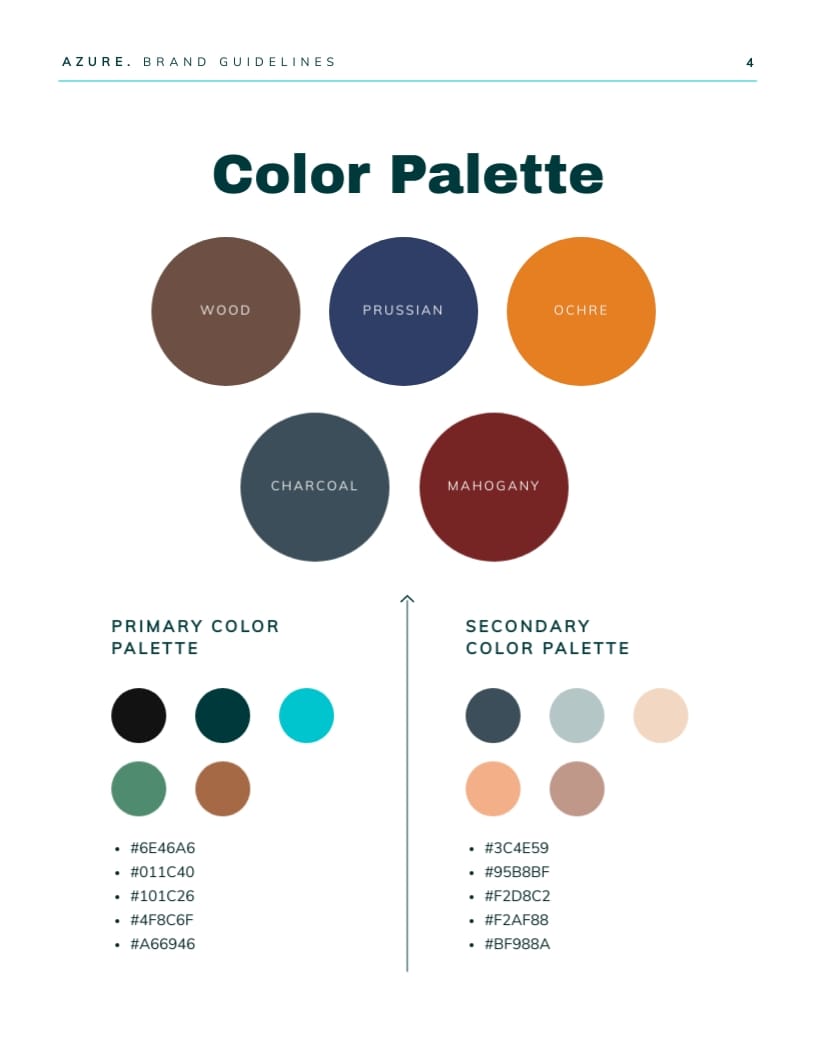 Interior Design Company Brand Guidelines Template - Slide 7 Interior Design Company Brand Guidelines Template - Slide 7