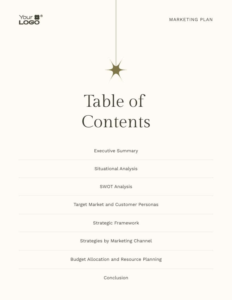 Interior Design Firm Marketing Plan Template - Slide 2 Interior Design Firm Marketing Plan Template - Slide 2