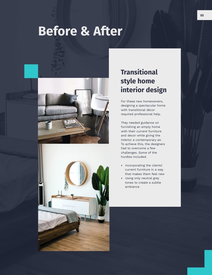 Interior Design Magazine Template - Slide 5 Interior Design Magazine Template - Slide 5