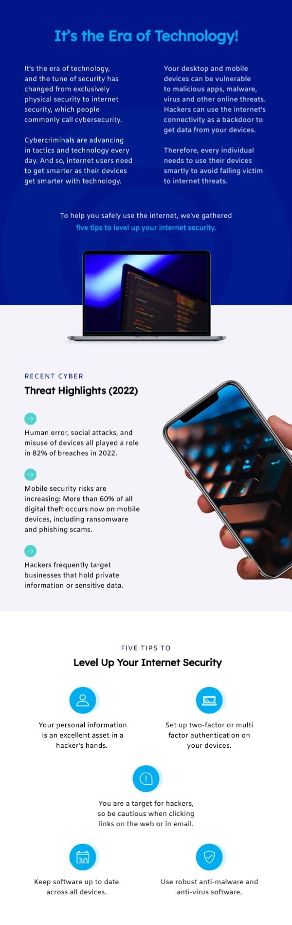 Internet Security Company Weekly Newsletter Template