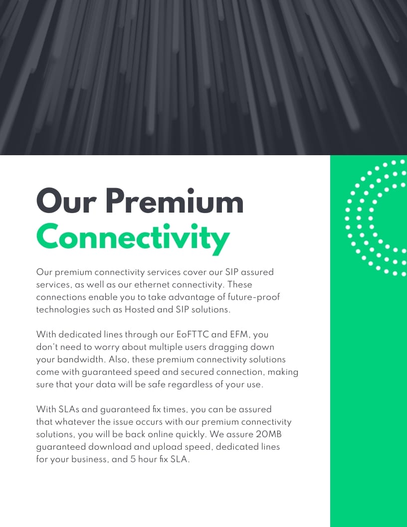 Internet Services Booklet Template - Slide 5 Internet Services Booklet Template - Slide 5