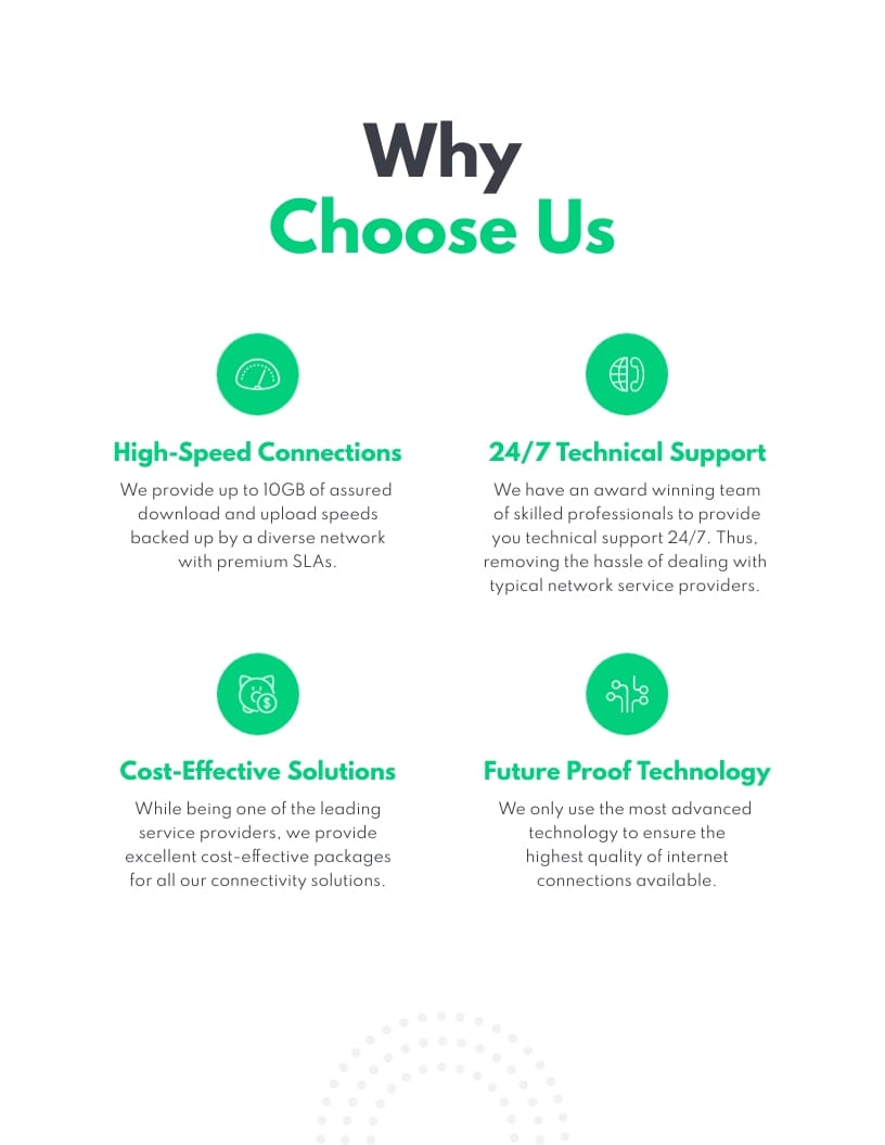 Internet Services Booklet Template - Slide 6 Internet Services Booklet Template - Slide 6