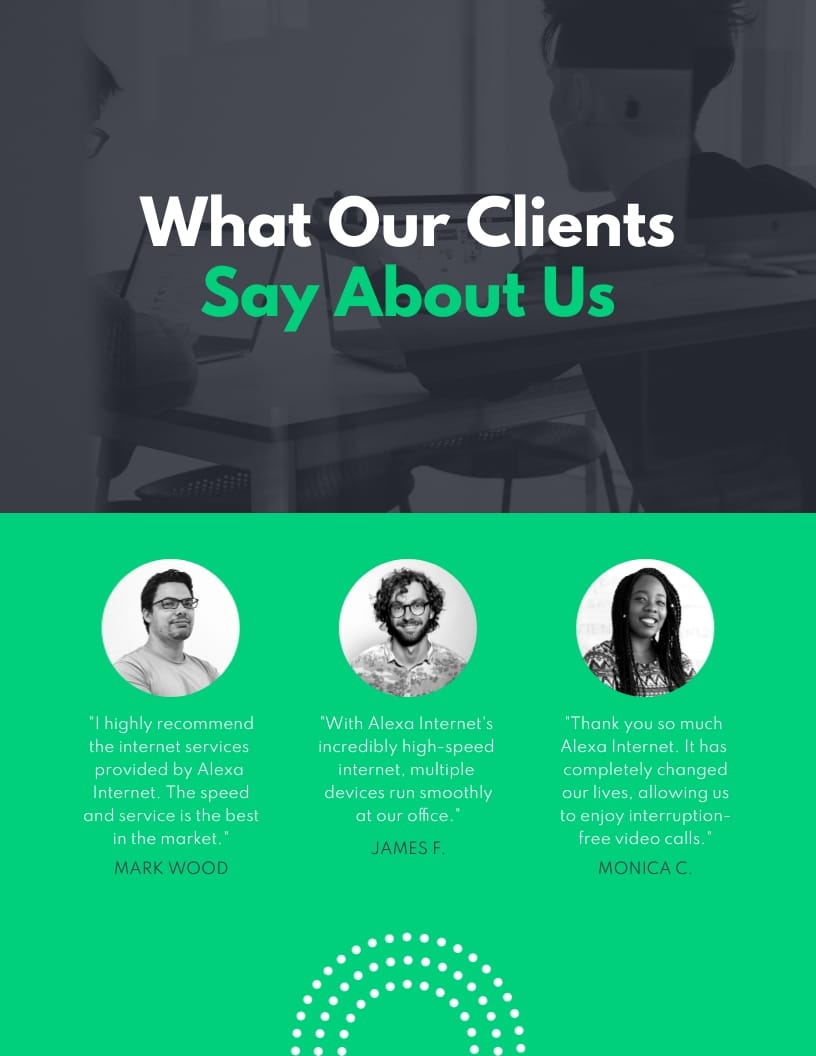 Internet Services Booklet Template - Slide 7 Internet Services Booklet Template - Slide 7