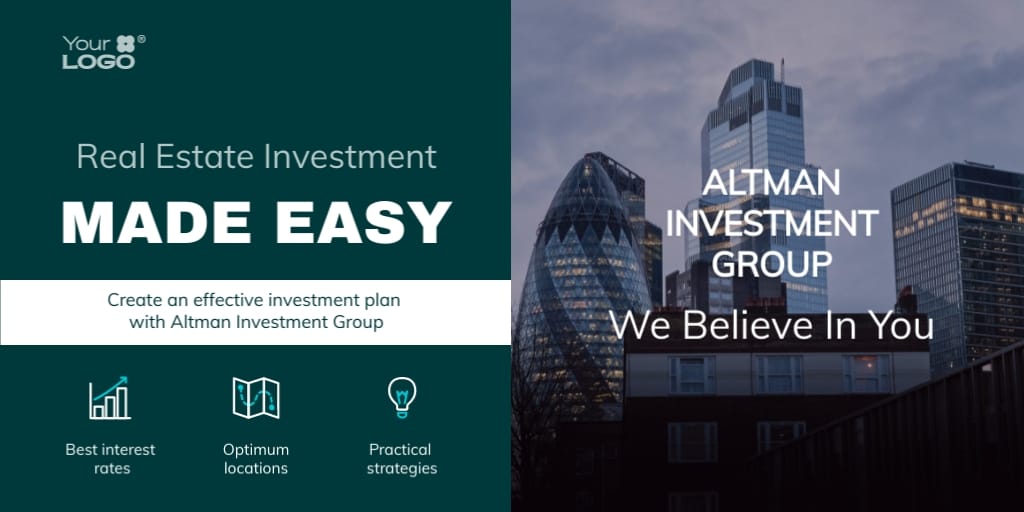 Investment Plan Twitter Ad Template